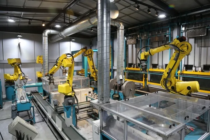 Robotic Casting Grinding Cell