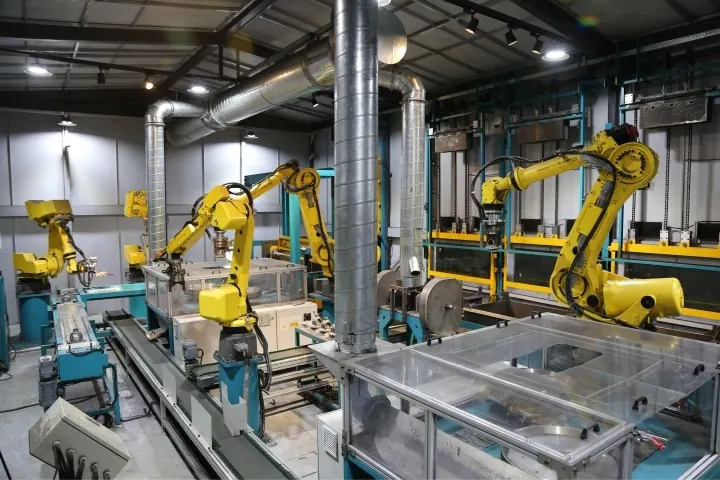 Robotic Casting Grinding Cell
