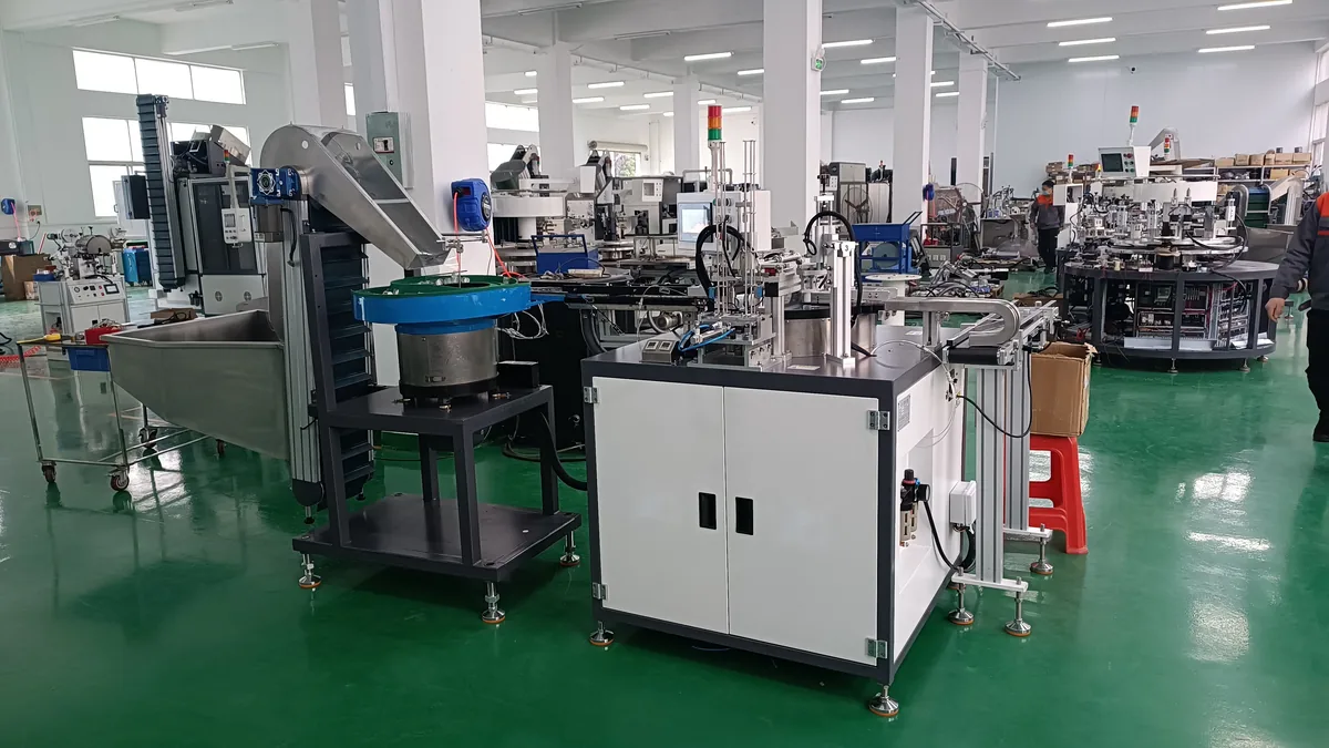 QR-Code Cap Insert Assembly Machine