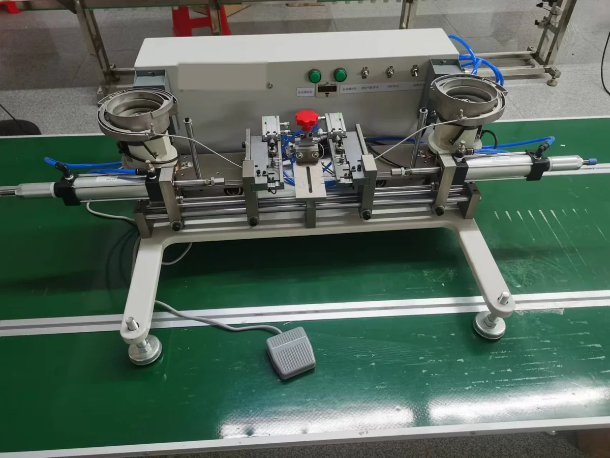 Compact Case Hinge Pin Inserting Machine