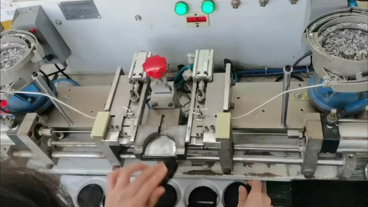 Compact Case Hinge Pin Inserting Machine