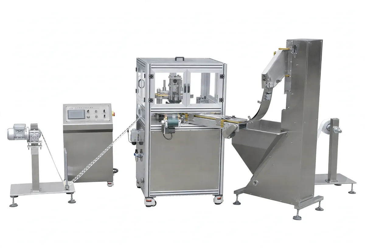 Cap Liner Cutting & Wad Inserting Machine