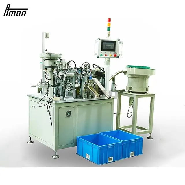 Multi-Part Flip-Top Cap Assembly Machine AM-TY-04