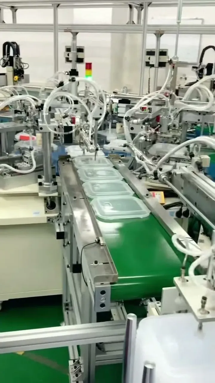 Lunch Box Lid Assembly Machine