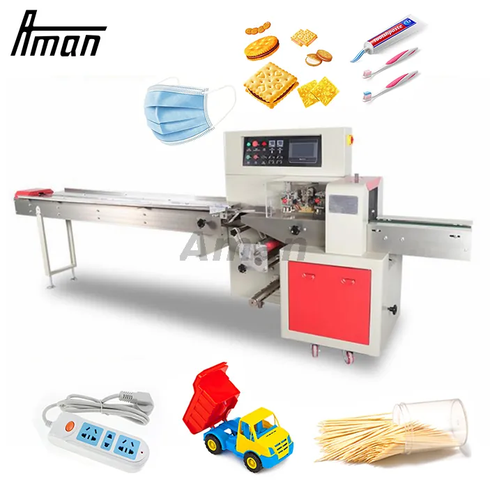 Fully Automatic Pillow Hard Soft Ice Cream Candy Packing Machine