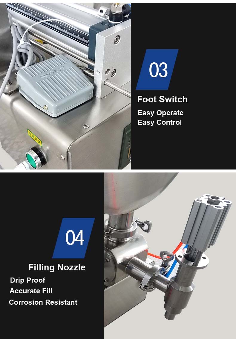 Honey Sauce Filling Machine with Mixer For Food Sauce