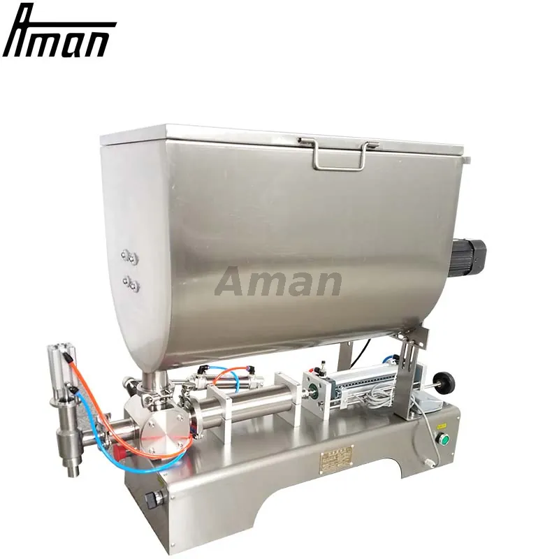 Honey Sauce Filling Machine with Mixer For Food Sauce - photo 3