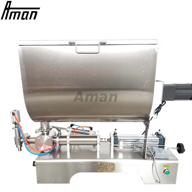 Honey Sauce Filling Machine with Mixer For Food Sauce - photo 5