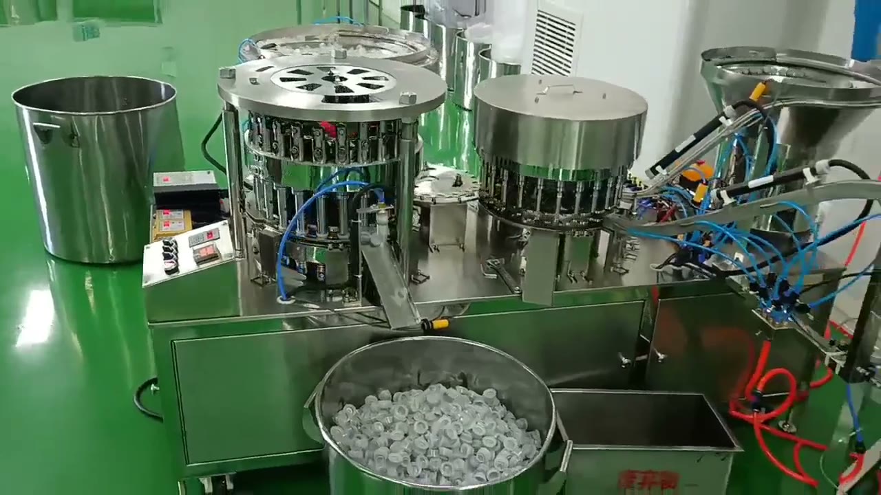 Infusion Bottle Cap Assembly Machine